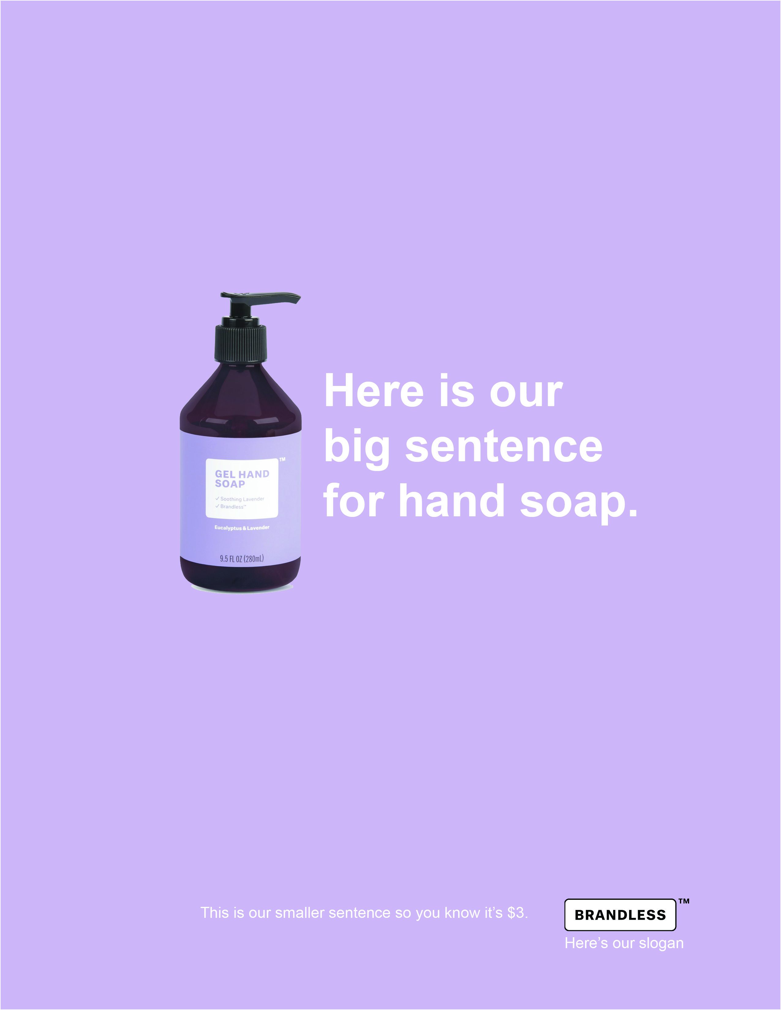 Brandless 'Now' campaign — print piece 02