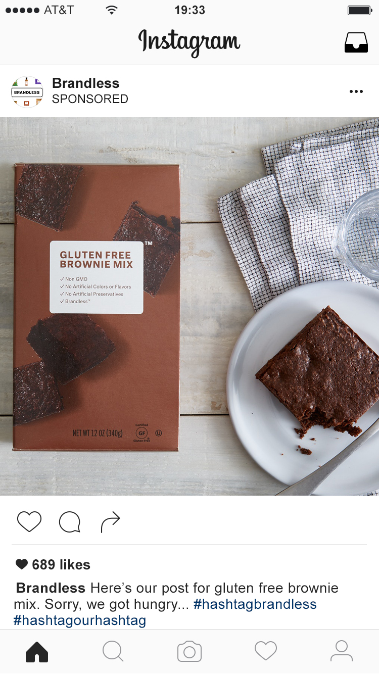 Brandless 'Now' campaign — mobile asset 01